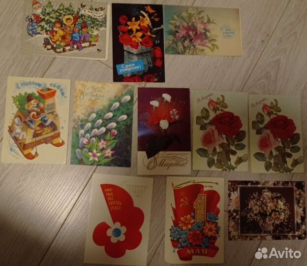 Открытки поздравительные СССР