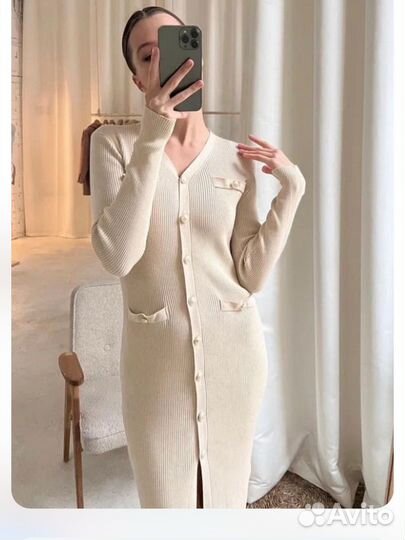 Платье трикотажное женское