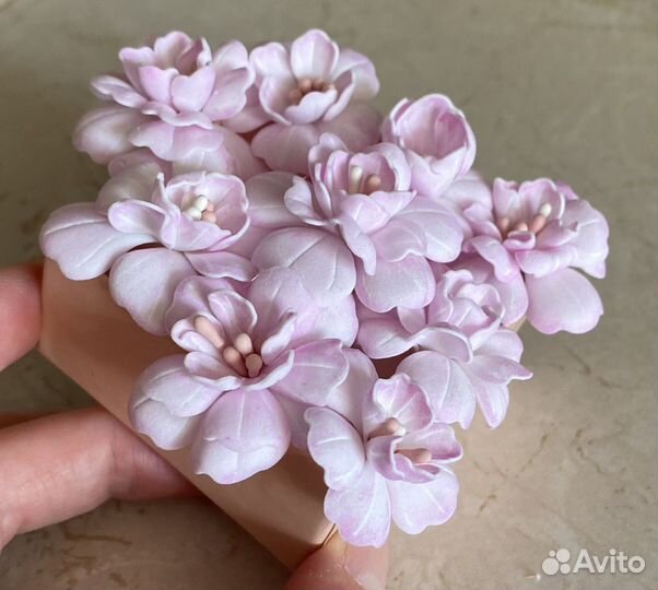 Цветы для рукоделия и скрапбукинга ручная работа