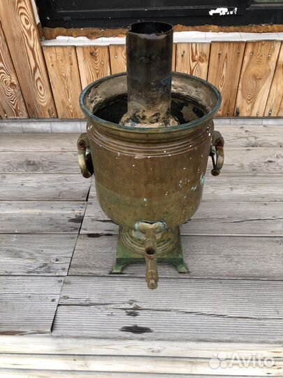 Самовар угольный старинный