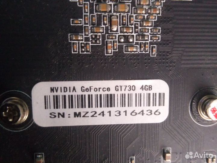 Видеокарта gt730 4 gb