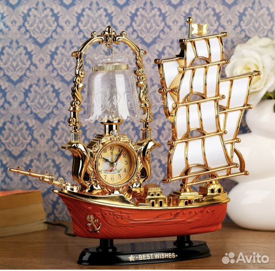 Светильник с Часами с Будильником