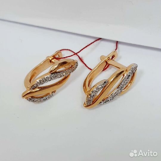Золотые серьги
