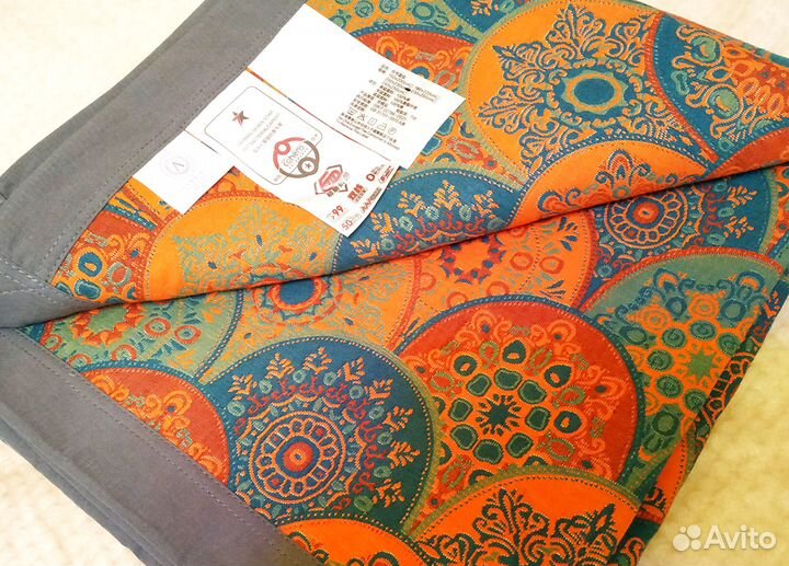 Плед 200х230 см покрывало из 100% хлопка