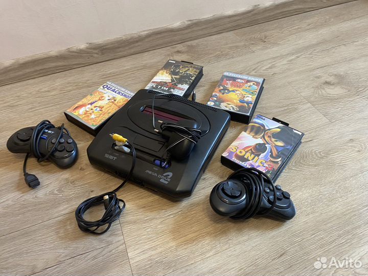 Sega mega drive 2 с играми