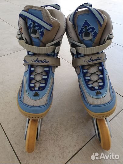 Роликовые коньки женские k2 Annika 80w размер 37
