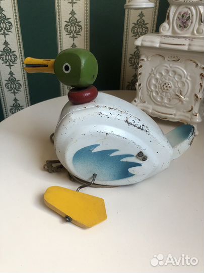 Игрушка утка СССР винтаж
