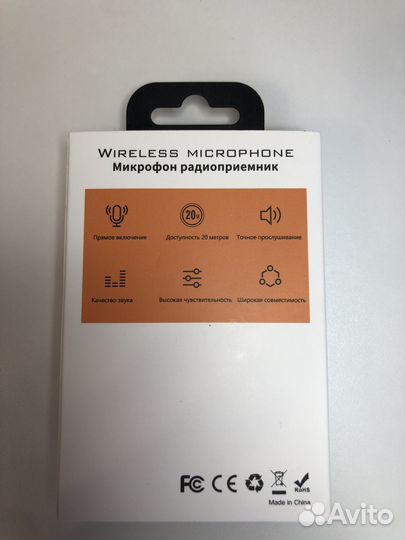 Микрофон петличный беспроводной для iPhone