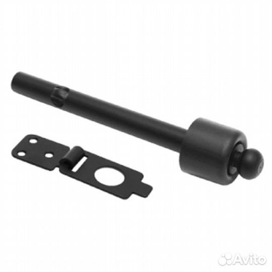 Стопор дверной с фиксатором 150мм крепление в бето