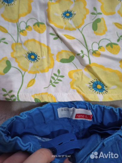 Одежда для девочки 9мес