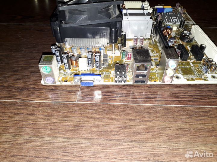 Материнская плата Socket 775 + процессор + кулер