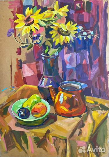 Картина маслом на холсте большая