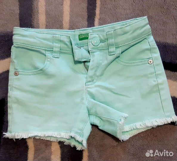 Джинсовые шорты Benetton