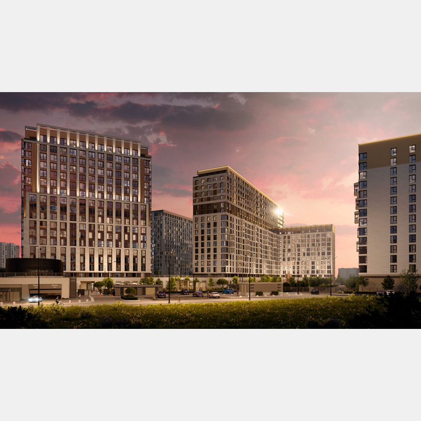 2-к. квартира, 71,1 м², 8/18 эт.