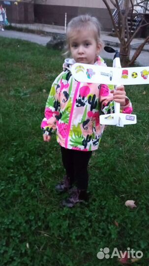 Резиномоторная модель: самолёт (пенопласт)