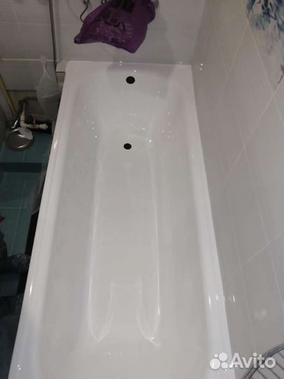 Реставрация ванн жидким акрилом, эмалировка ванны