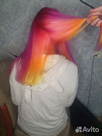 Яркое окрашивание