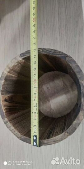 Деревянные кашпо