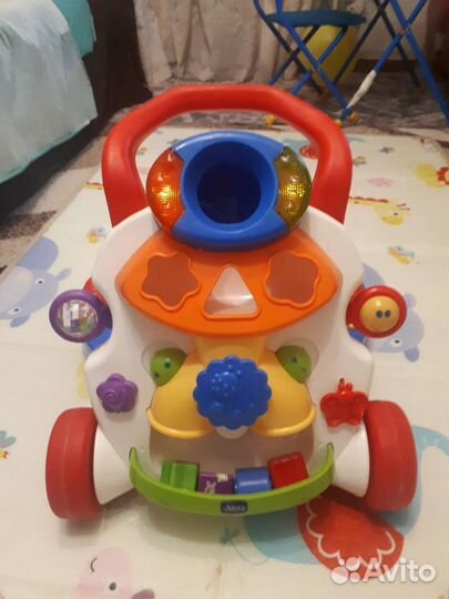 Ходунки каталка chicco 2 в 1