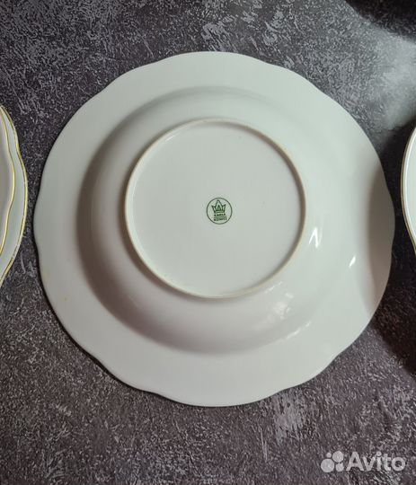 Блюдо фарфор гдр кахла Конитц