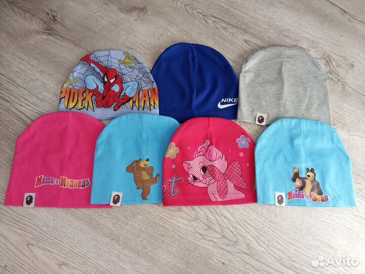 Шапочки детские. Новые