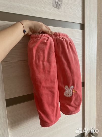 Теплый костюм для девочки