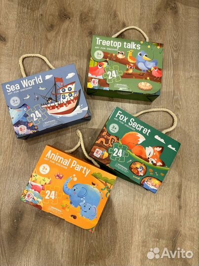 Пазлы для детей 24шт