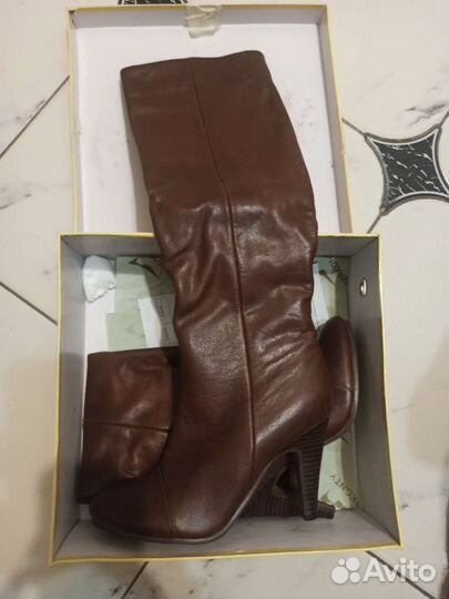 Сапоги женские натуральная кожа