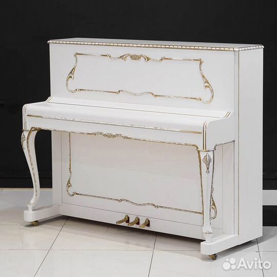 Пианино Petrof Style Rococo P 118 R1 (BU) белое