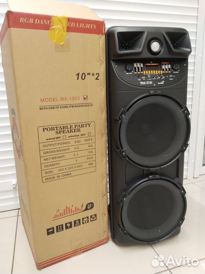 Колонка RX-1003 Bluetooth 800 Вт