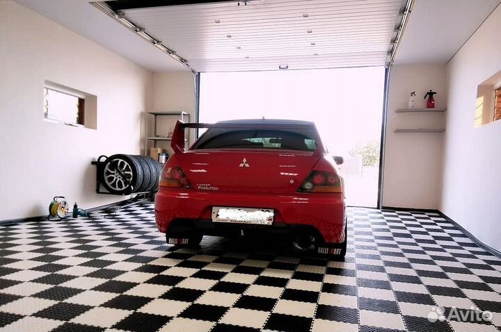 Пвх плитка для гаража