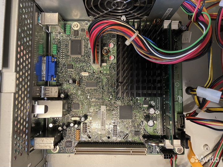 Материнская плата intel D410PT с процессором atom
