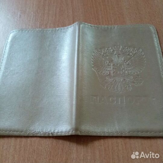 Обложка на паспорт натуральная кожа