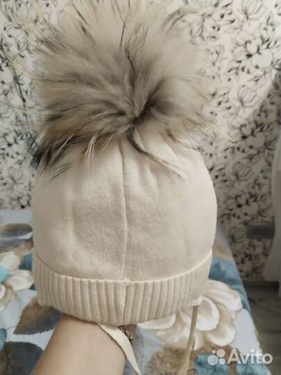 Шапка зимняя для девочки 48 50