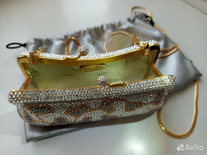 Сумка женская клатч Сваровски