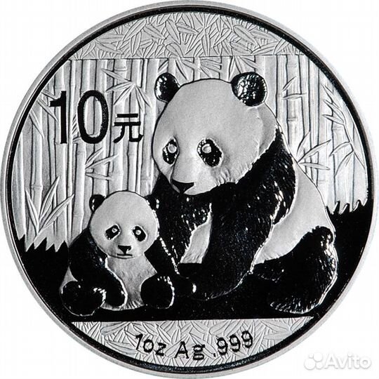 Серебряная монета Панда 1 унция