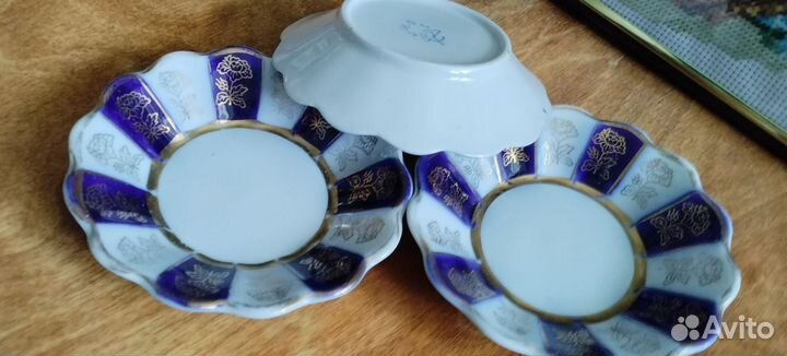 Разетки/тарелки 3шт. раритет