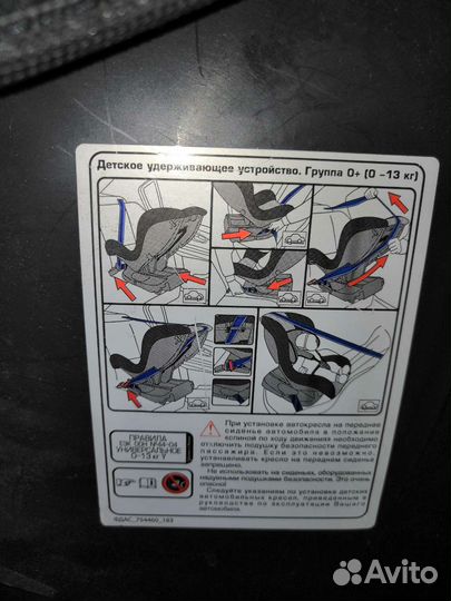 Детское автокресло от 0 до 13