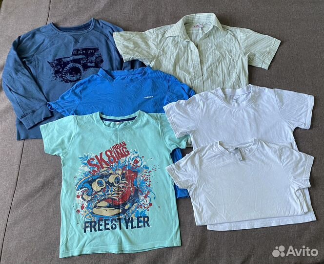 Одним пакетом вещи на мальчика 134-140 см рост