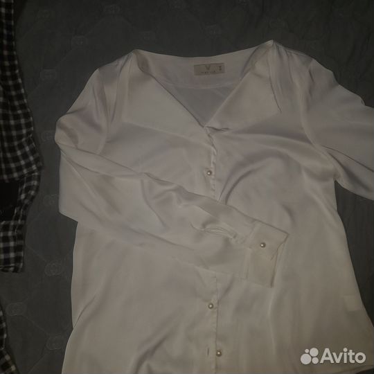 Рубашка белая женская