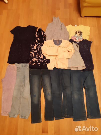 Пакет вещей на девочку 114-122