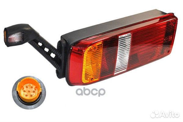 M611443 фонарь задний LH разъем Krone+Рог Koge