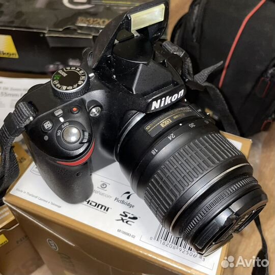 Зеркальный фотоаппарат nikon d3200 18-55 kit ED II