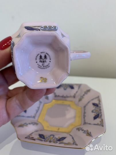 Сервиз розовый Haas & Cizek Чехия предметы