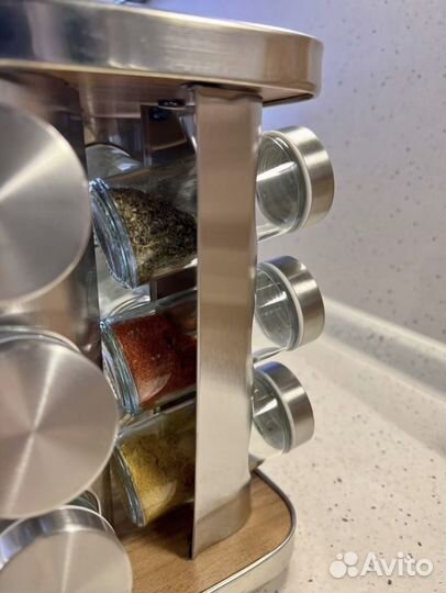 Набор для специй; емкости для специй на подставке