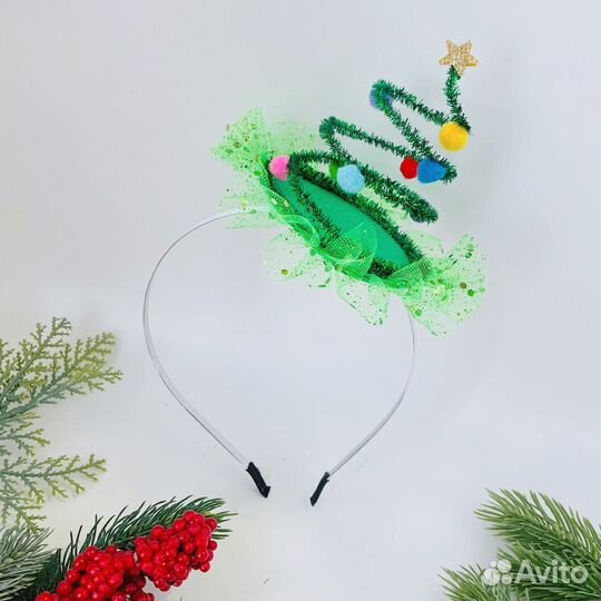 Ободок елочка