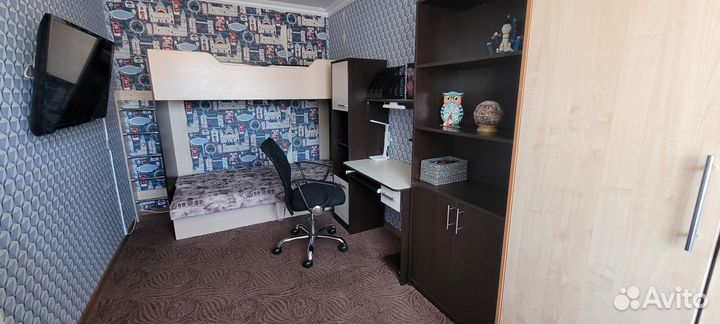 Детская спальня с двухярусной кроватью