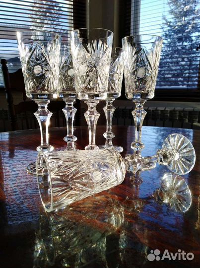 Фужеры хрустальные