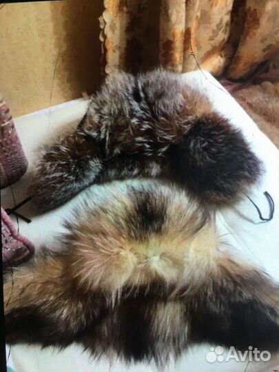 Варежки из чернобурки