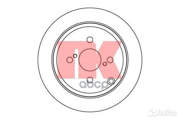 Диск тормозной 314584 Nk